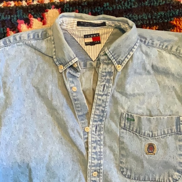 Vintage Tommy Hilfiger denim shirt - Picture 2 of 4